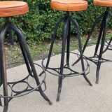 Set of 6 bar stools from the 50s