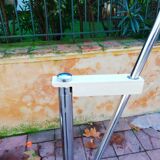 Lampadaire italien style "arc" a bras déporté