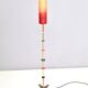 Orange Glass, Brass, Copper and Metal Floor Lamp by Carmelo La Gaipa, 2019