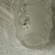 Lalique style frosted glass vase