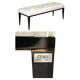 Chesterfield buttoned entrance bench in Fendi Casa velvet