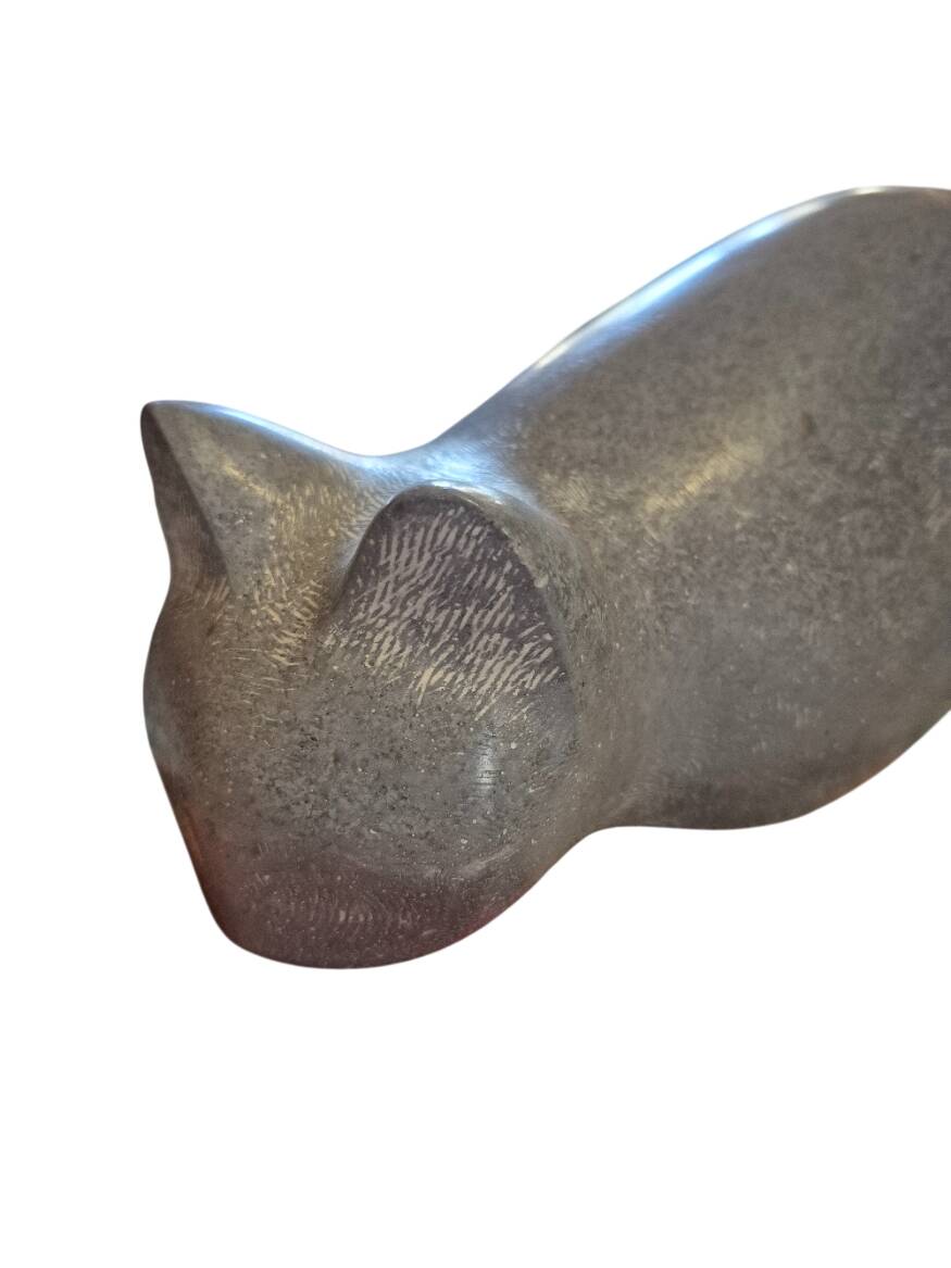 Stone sculpture of a cat Islay Grimes