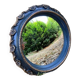 Convex mirror, also known as a witch's mirror.