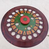 Old billiard roulette game "zanzi"