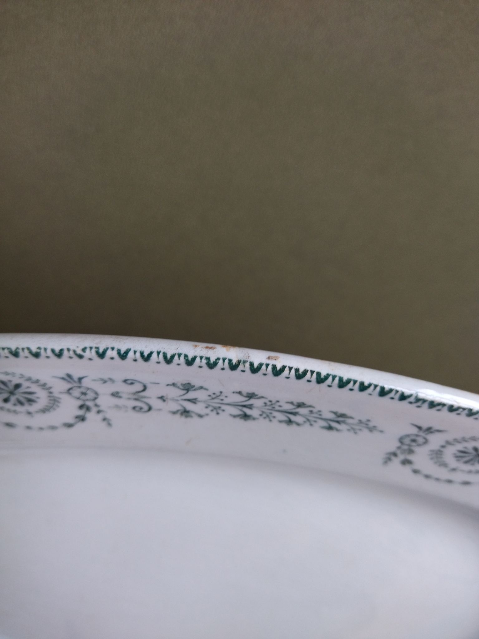 Old service dish k&G Lunéville model Laetitia