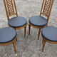 Ensemble de 4 chaises , Jasienica fin des années 60