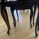 Set of 3 vintage nesting tables in oak – Louis XV / Regency style