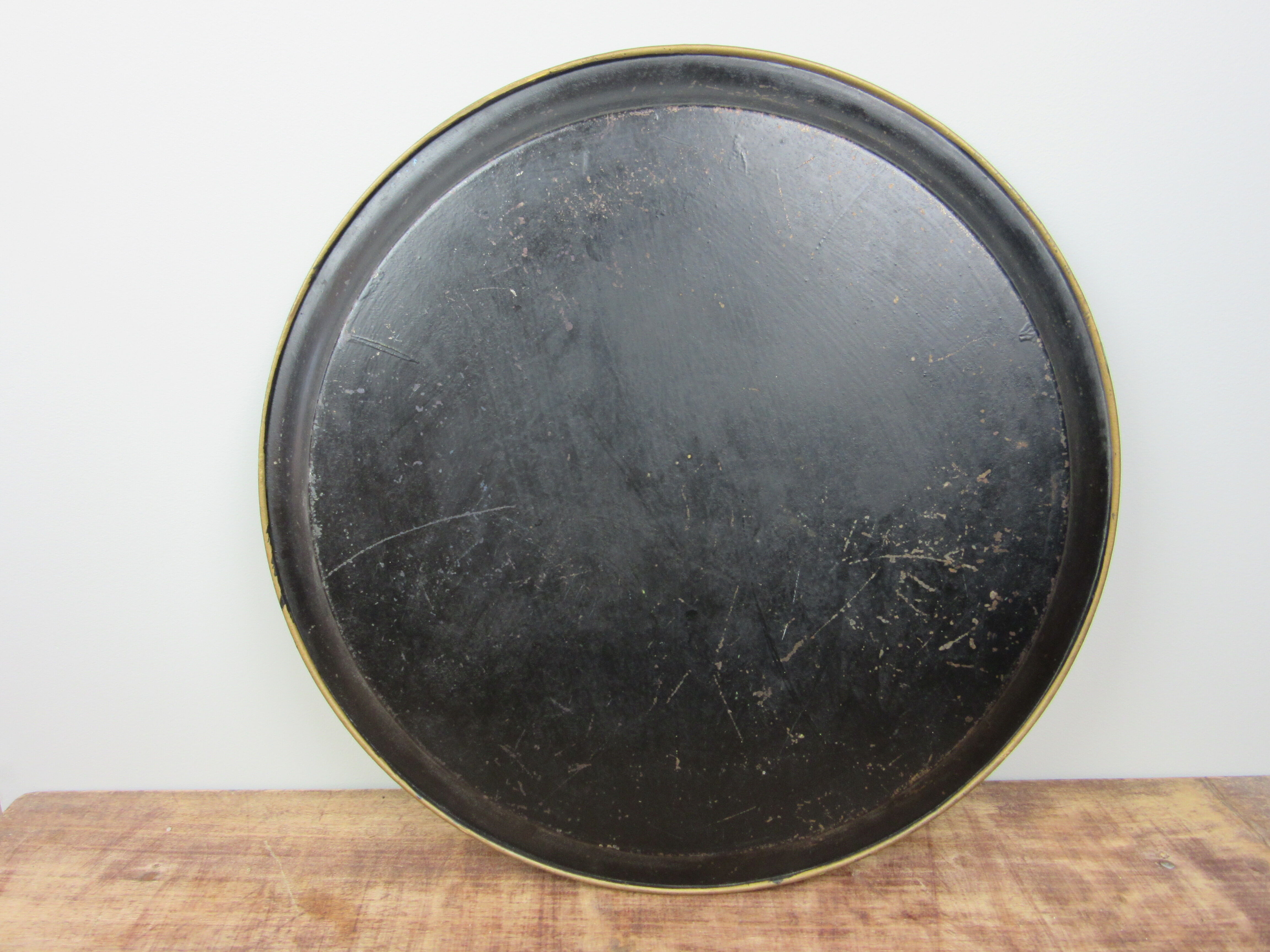 Old painted sheet metal top