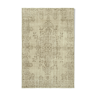 Hand-knotted rustic turkish beige rug 200 cm x 308 cm