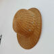 Hat, colonial rattan helmet, wicker 70s