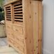 Buffet with sliding doors and drawers