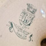 Vintage Terre de Fer compote bowl, Harlem model