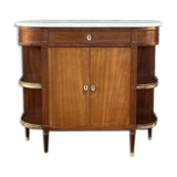 Mahogany console and mahogany veneer