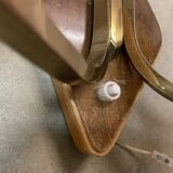 Mid Century Modern double opaline glass wall sconce