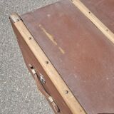 Old antique travel trunk