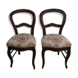 Louis-Philippe chairs with tapestry seat