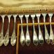12 silver-plated metal forks by Félix Frères