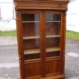 Solid cherry bookcase