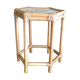 Bout de canapé. table d'appoint. bambou osier.vintage