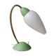 Lampe de table verte pastel et or, France