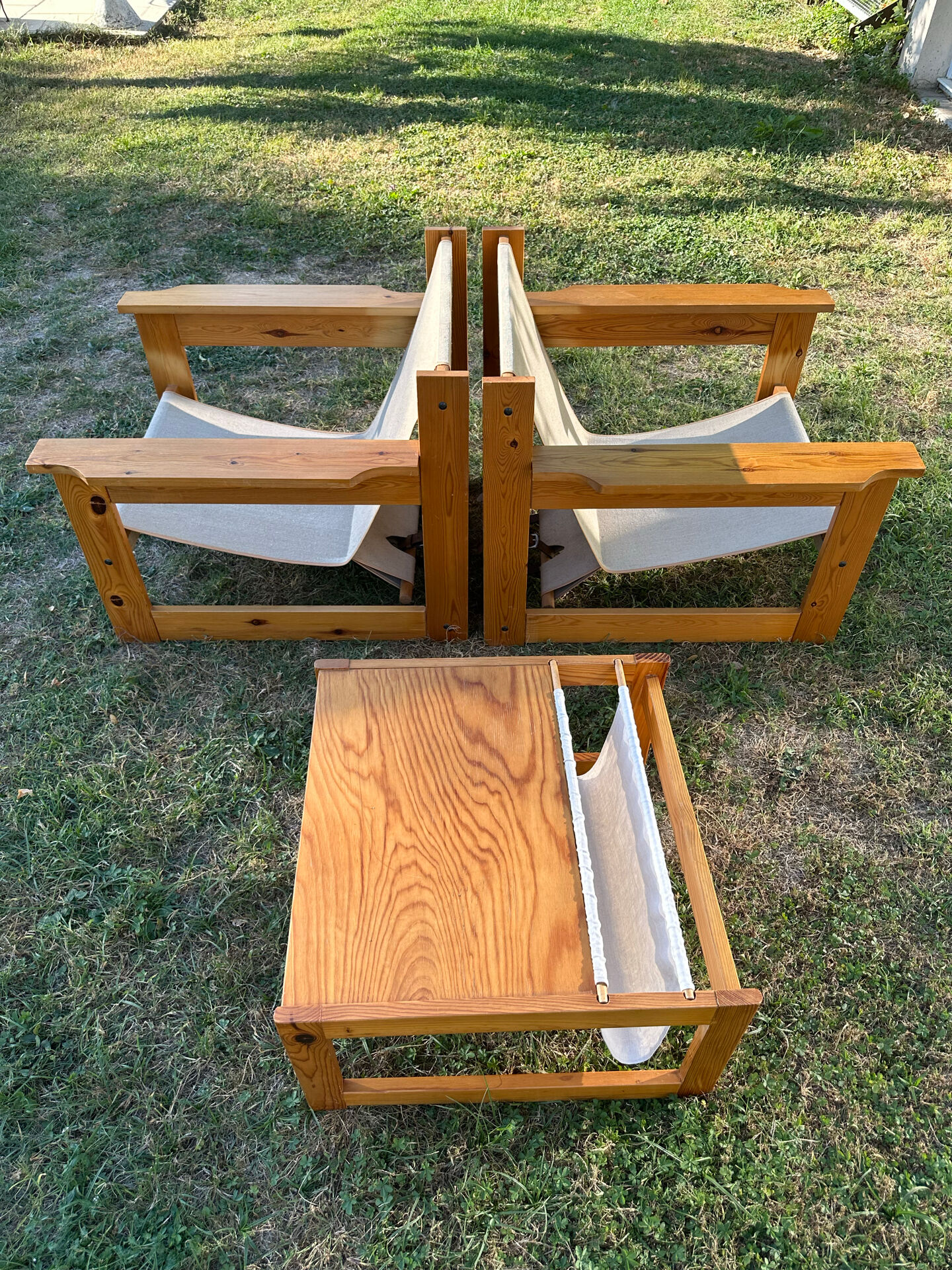 Chairs and Table Diana in Pine Wood by Karin Mobring for Ikea, 1