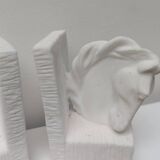 Pair of horse head bookends