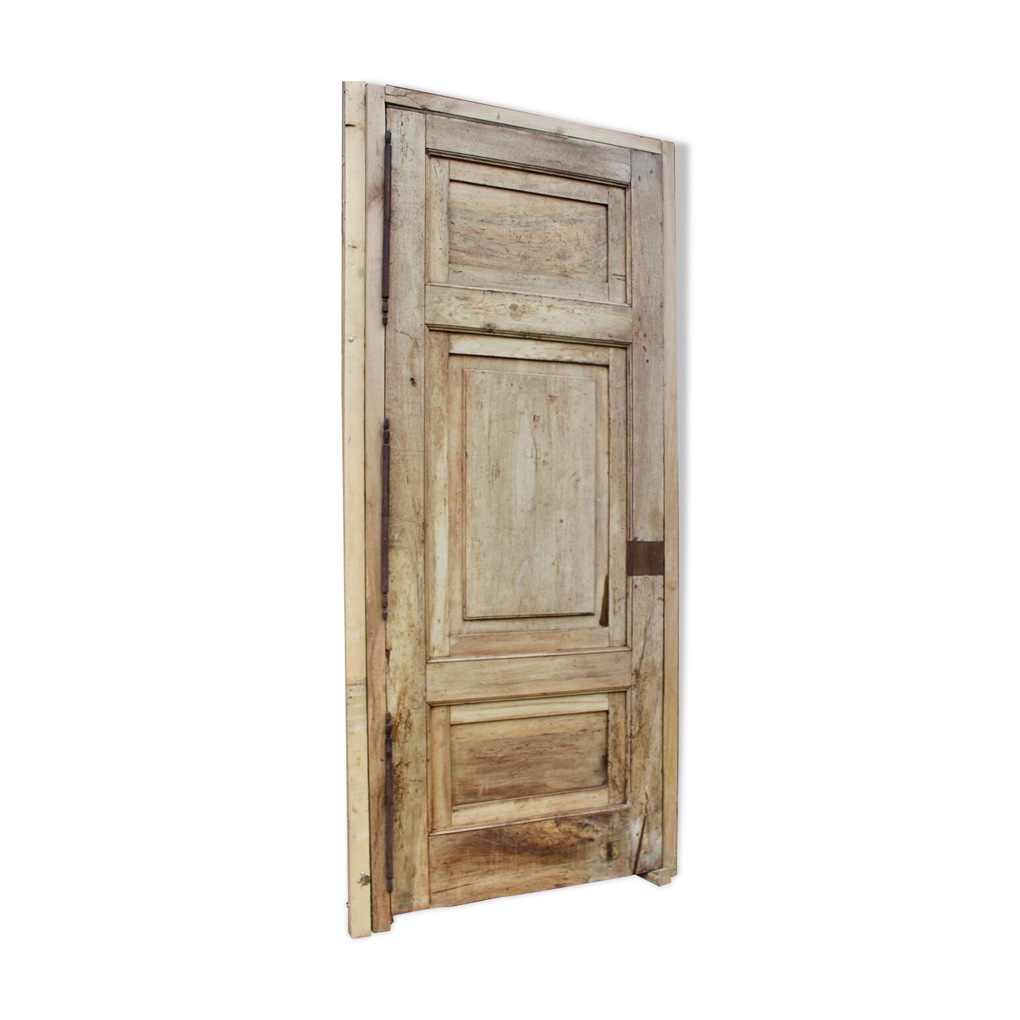 Important 19th Century Haussmann Walnut Door