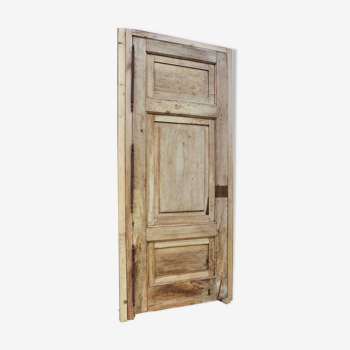 Important 19th Century Haussmann Walnut Door