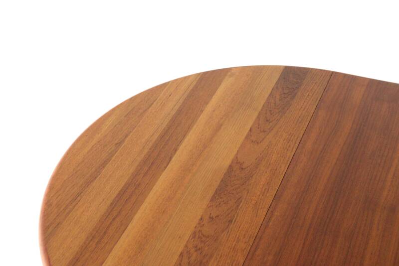 Table à manger extensible ronde 2x 'Gistrup' danoise