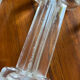 Set de 8 porte couteaux vintage en verre 1960
