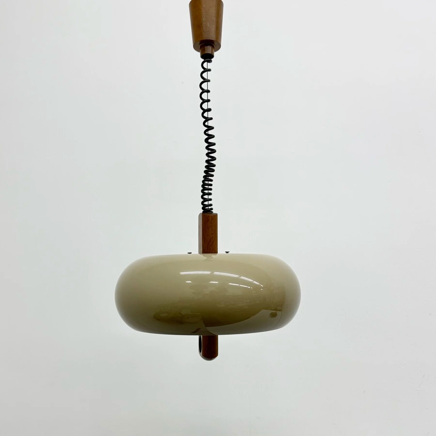 Mid-century space age pendant lamp Temde Leuchten, 1970s Germany