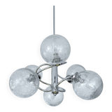 Suspension Vintage 70 Chrome Verre