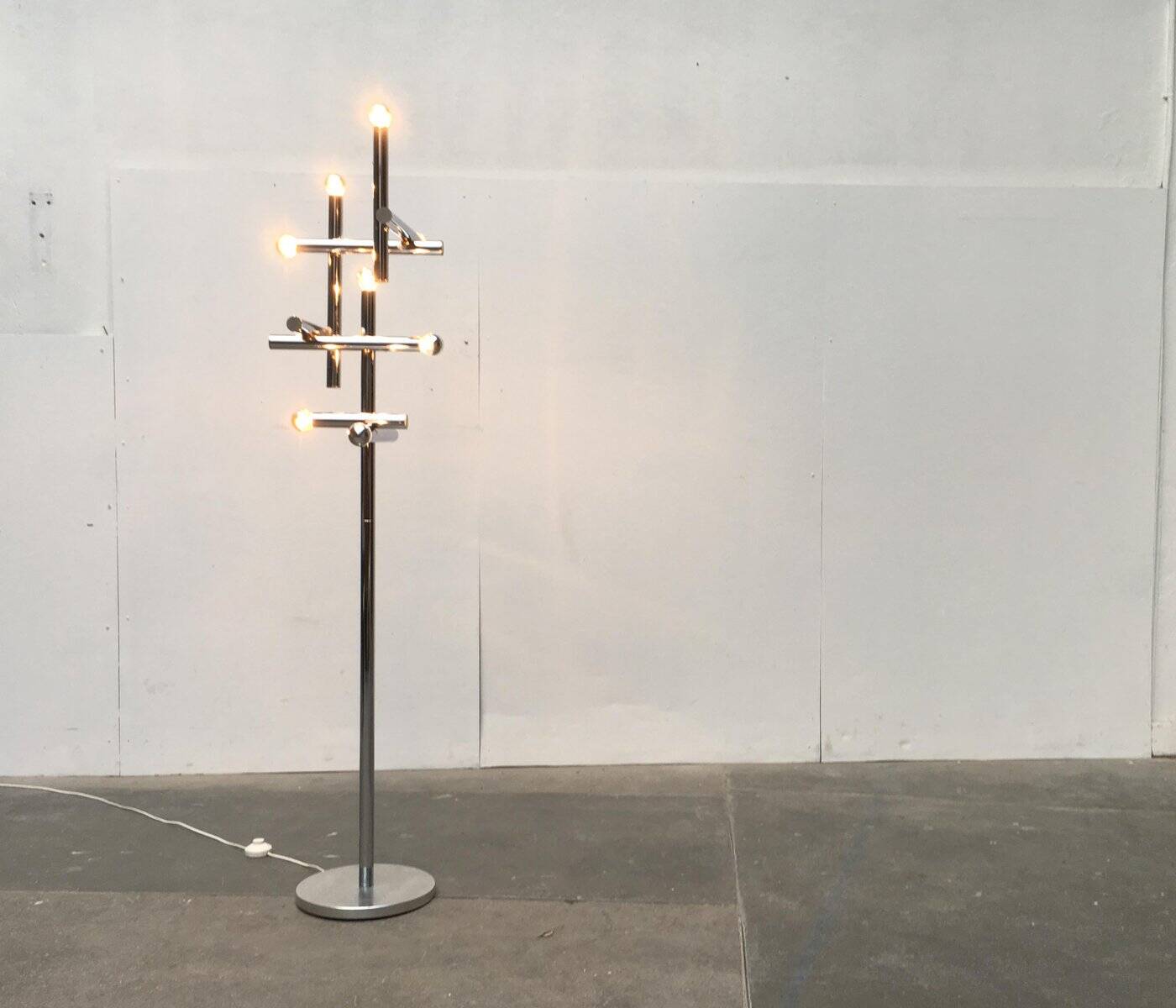 Swiss Space Age floor lamp by Temde