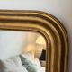 Louis-Philippe gilded mirror with mercury glass 89x65cm