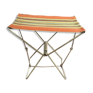Siège de camping plage tissu métal