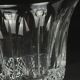 Saint-Louis, 6 cut crystal water glasses in the Tommy model, perfect condition.