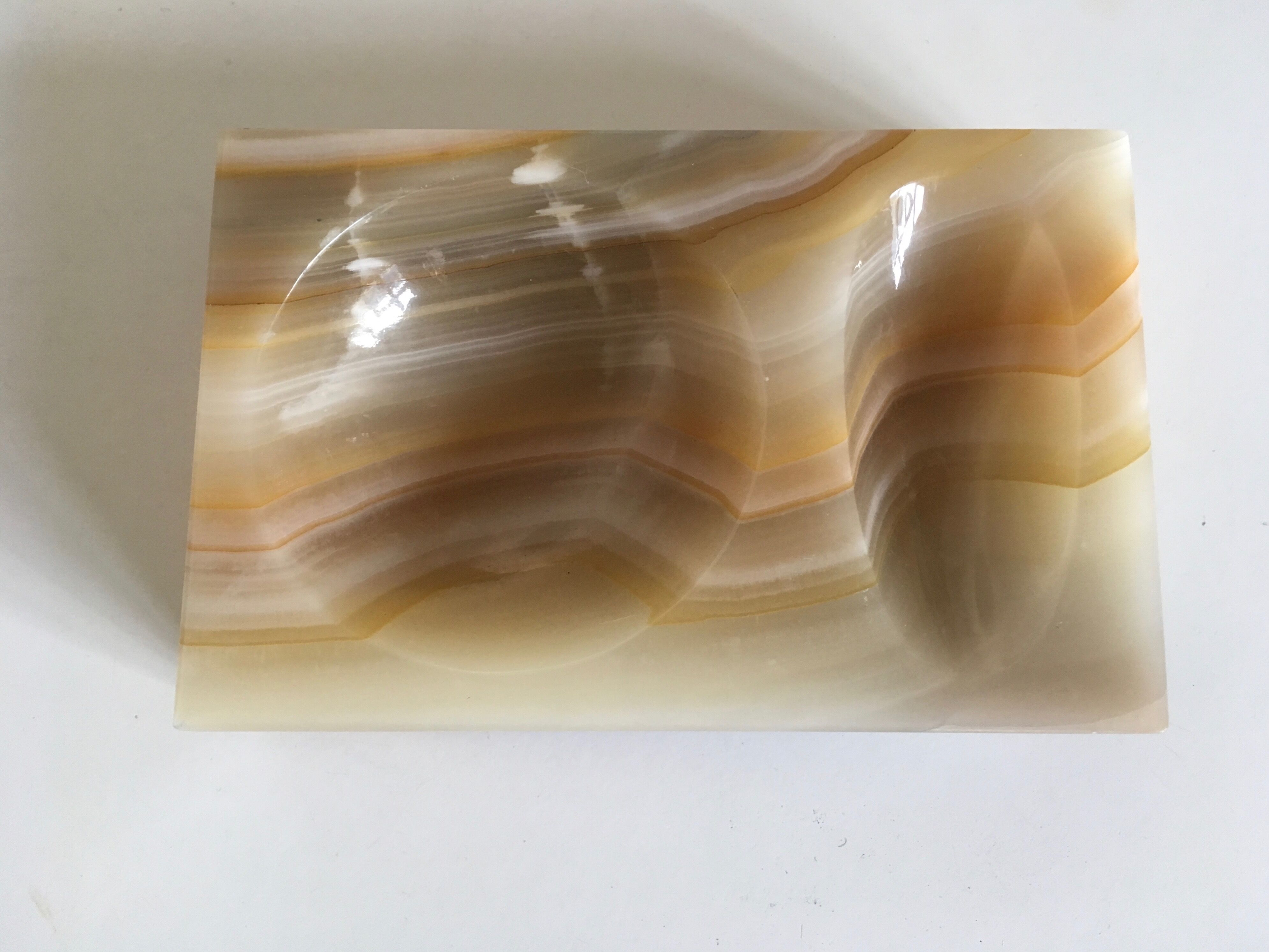 Italian onyx trinket bowl 60
