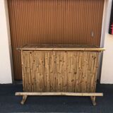 Foldable bamboo bar 70s