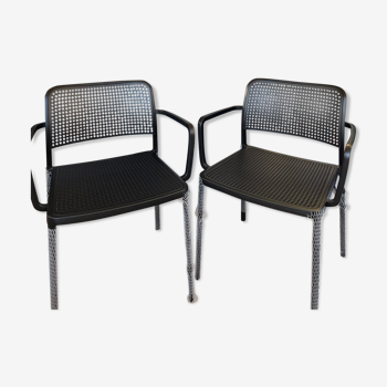 Audrey kartell stackable armchairs by Piero Lissoni