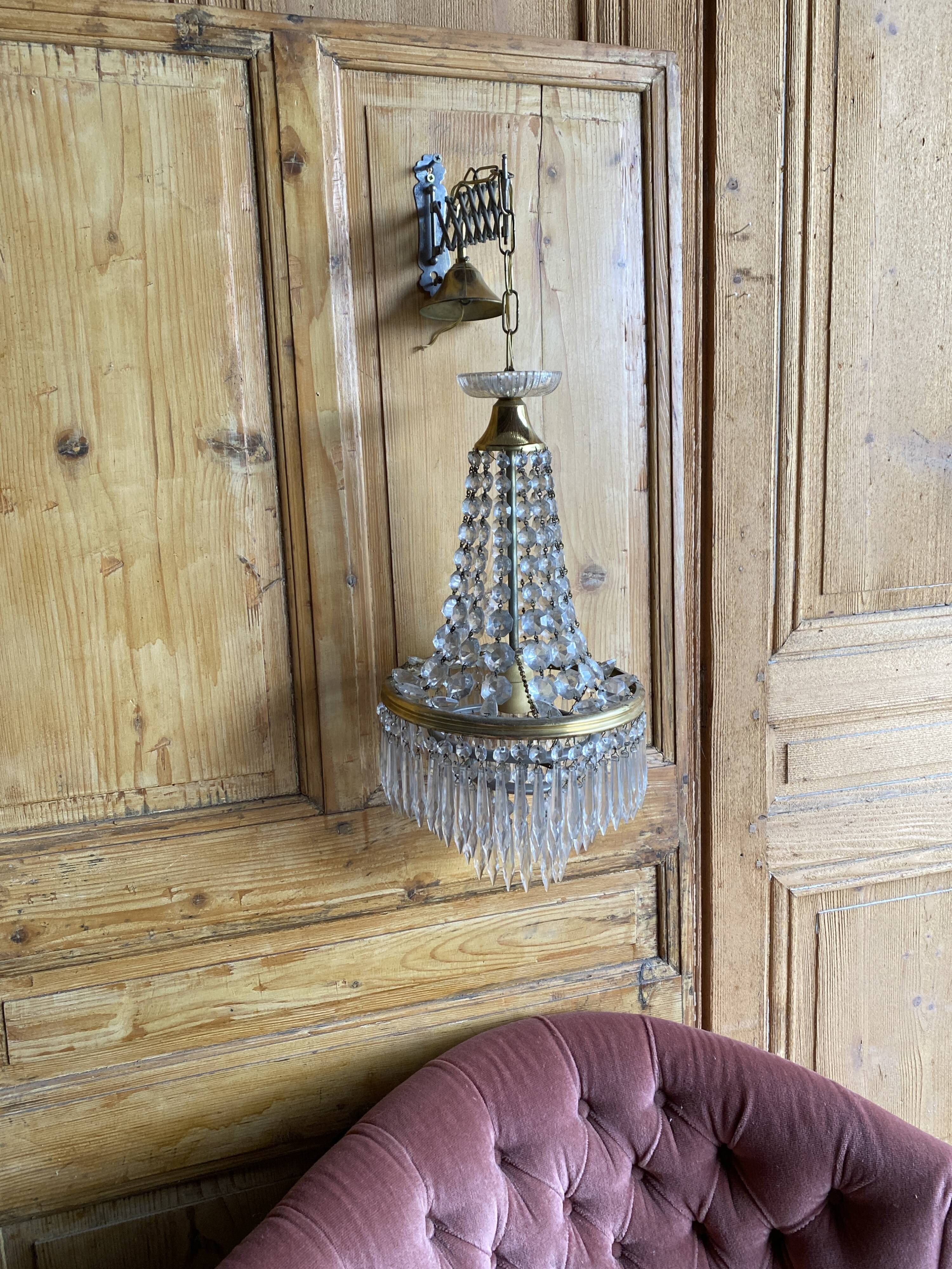 Stamped chandelier