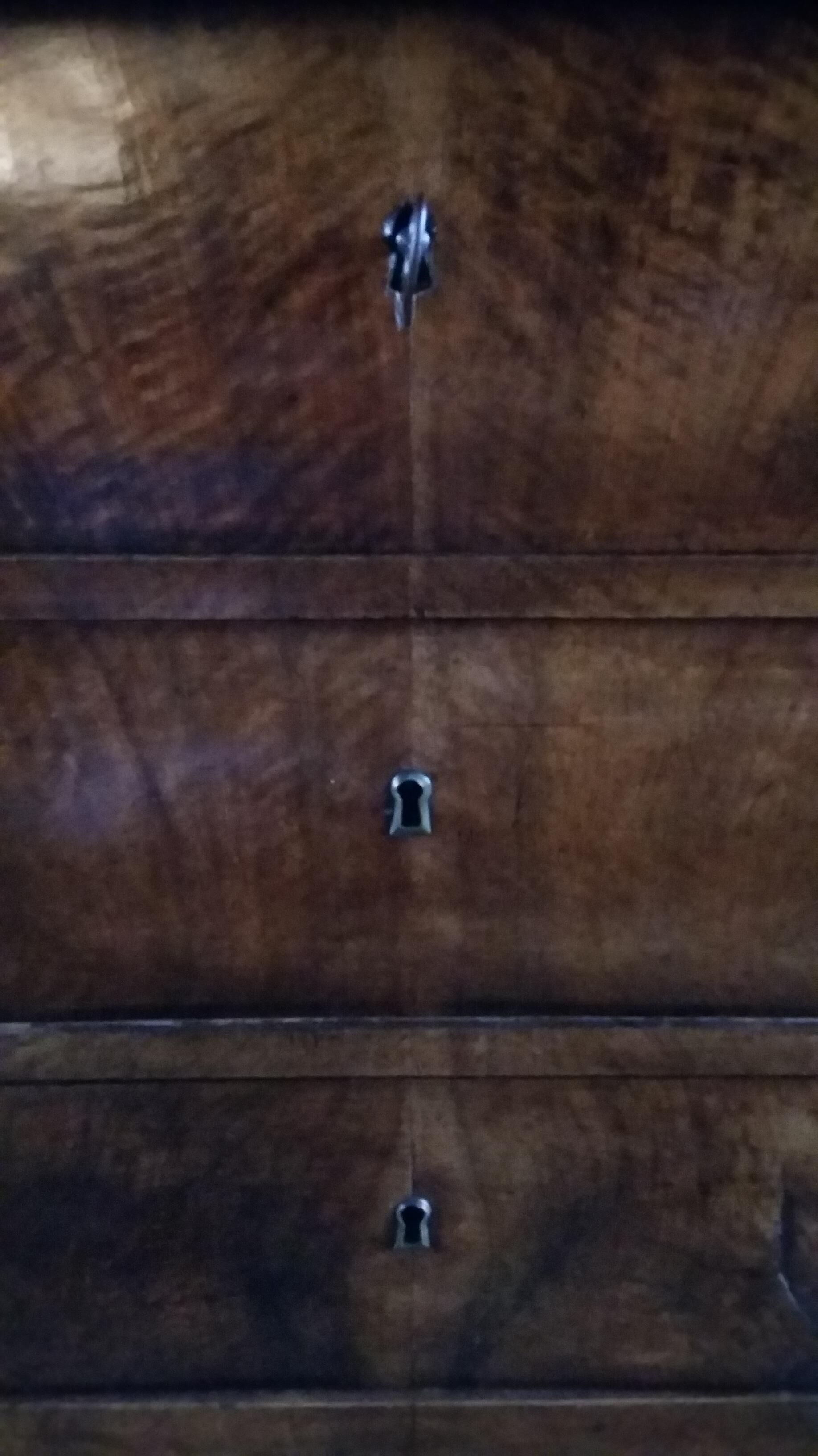 Convenient Louis Philippe plateau with marble