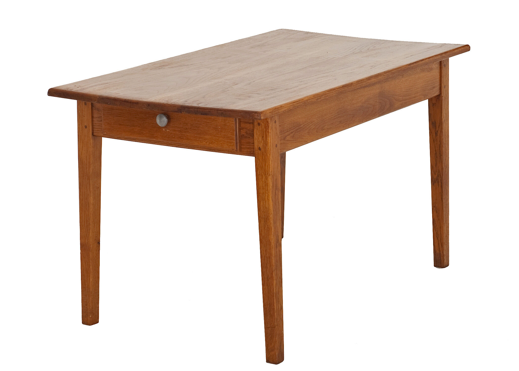 Kitchen table with 2 drawers 130cm farmhouse style 1950