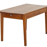 Kitchen table with 2 drawers 130cm farmhouse style 1950