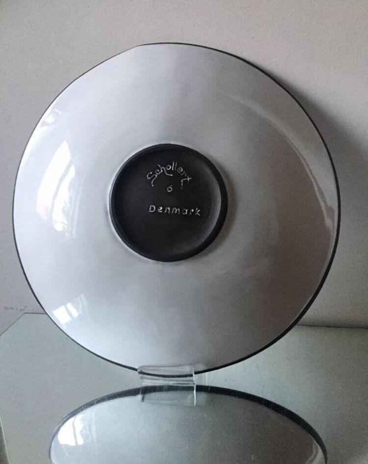 Ceramic plate by Schollert Denmark