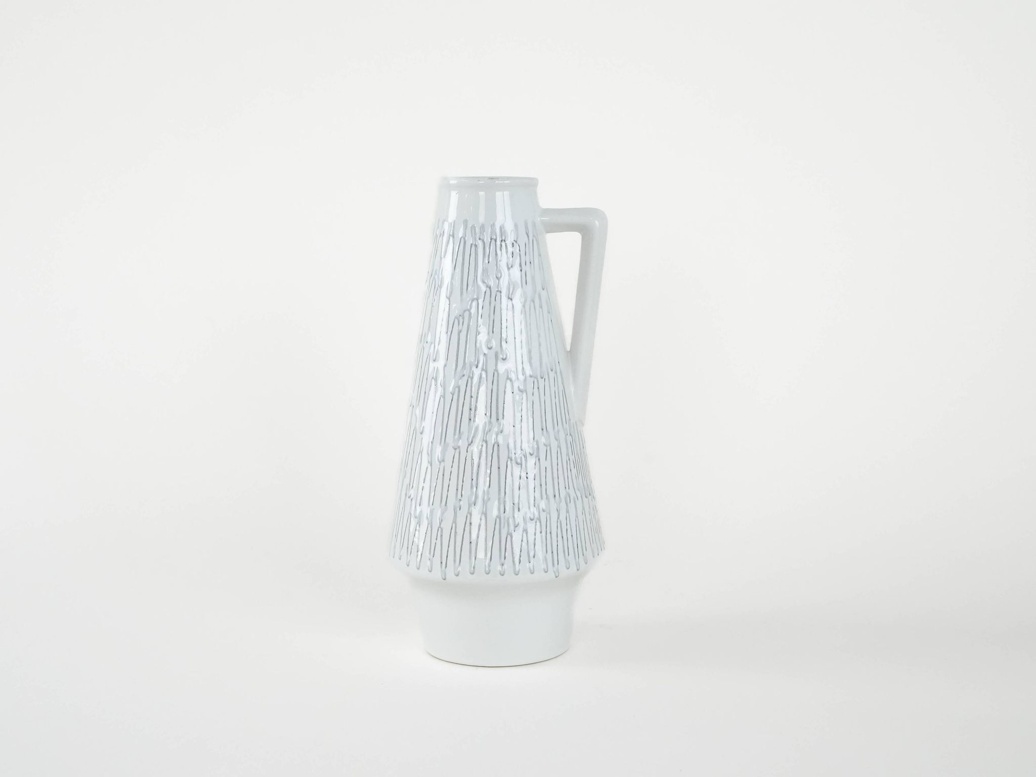 Ceramic vase Fat Lava, German design, 1960s, manufacturer: Scheurich