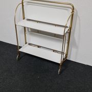Chariot Dinett vintage en blanc