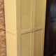two-door wooden workshop cabinet