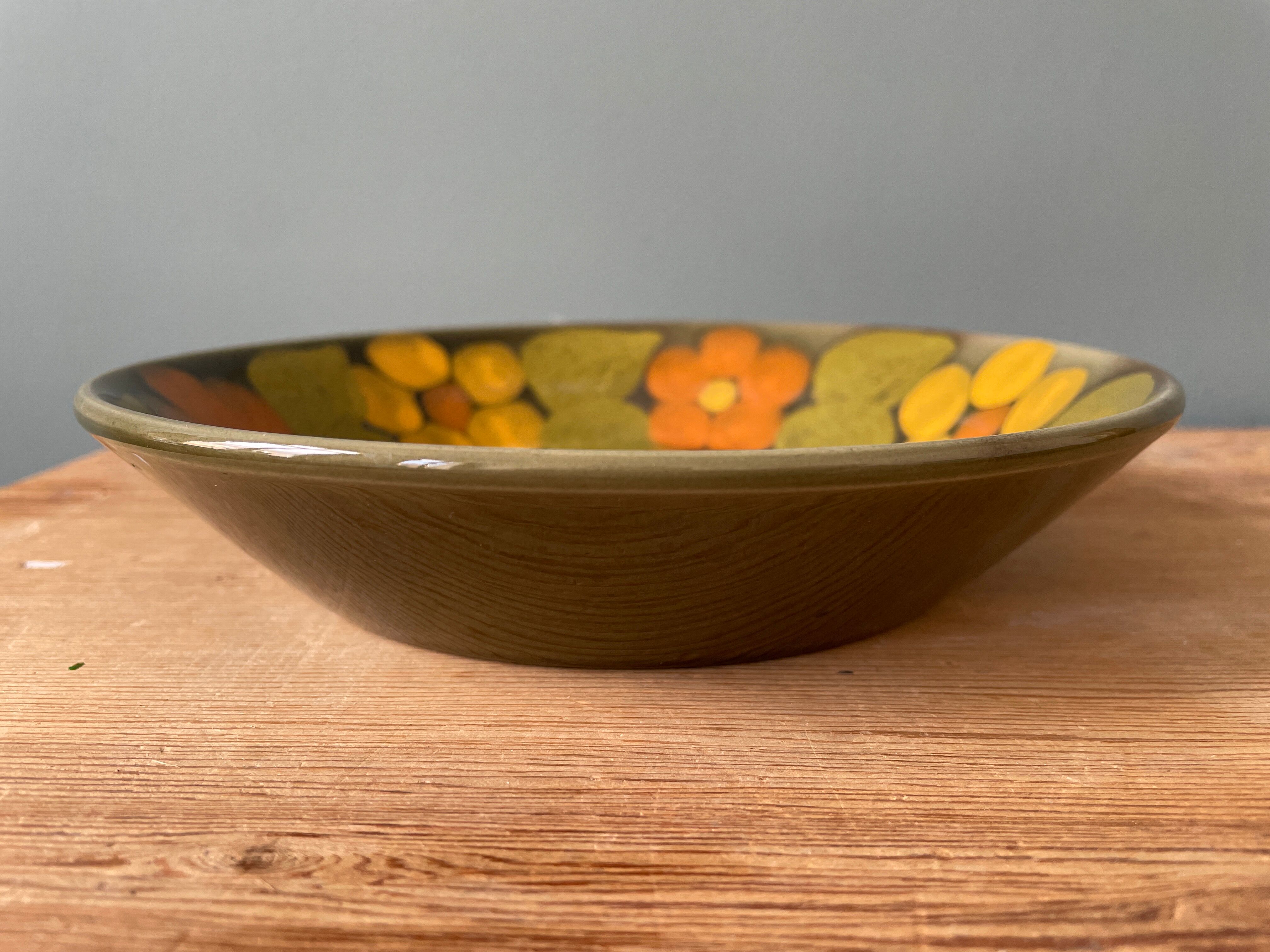 Lot de 4 plats vintage MBFA Pornic, modèle « Candice »