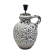 Fat lava enamelled white ceramic lamp