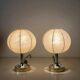 Set of 2 Goldkant Cocoon table lamps
